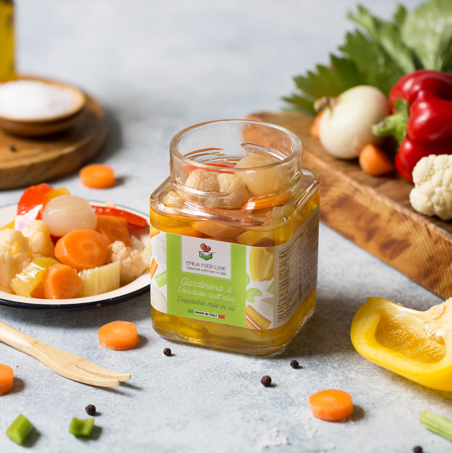 Vegetables in oil Tasting (8 pack)