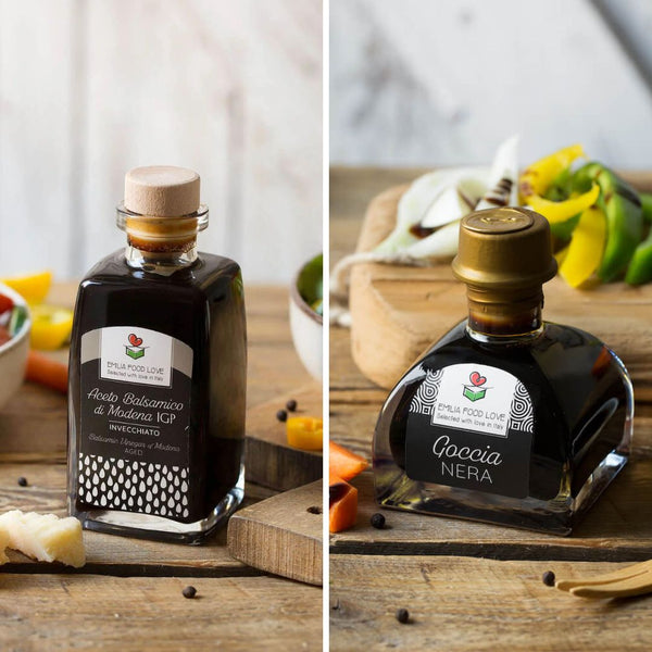 Goccia Nera & PGI Balsamic Vinegar of Modena Aged