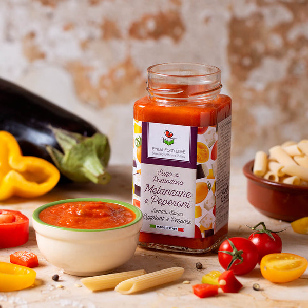 Eggplant and Peppers Tomato Sauce