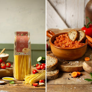 Pici Garlic and Tomato Sauce Kit (Pici All'Aglione)