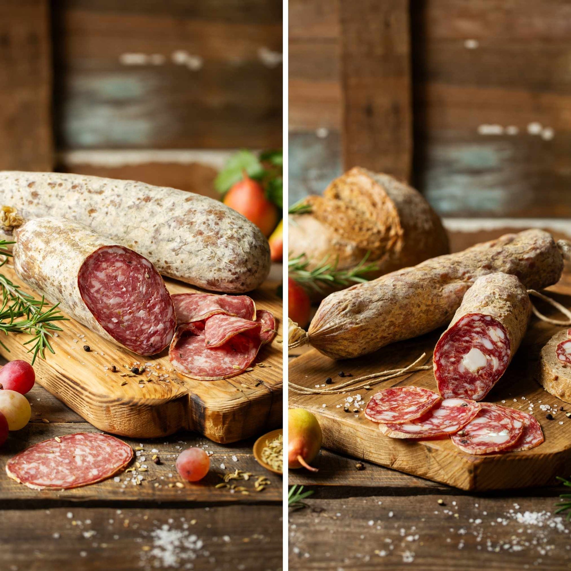 Tuscan Salami Duo (Salame and Finocchiona)