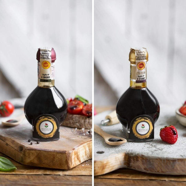 Traditional DOP Balsamic Vinegar of Modena Aged and Extra-aged (12 and 25 years)