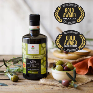 Extra Virgin Olive Oil "Colline di Romagna" DOP GOLD AWARD at NYIOOC